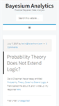 Mobile Screenshot of bayesium.com