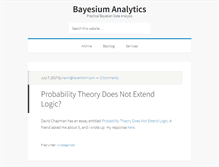 Tablet Screenshot of bayesium.com
